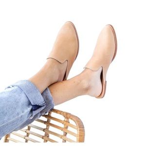Liberte The Modern Leather Mule Cream